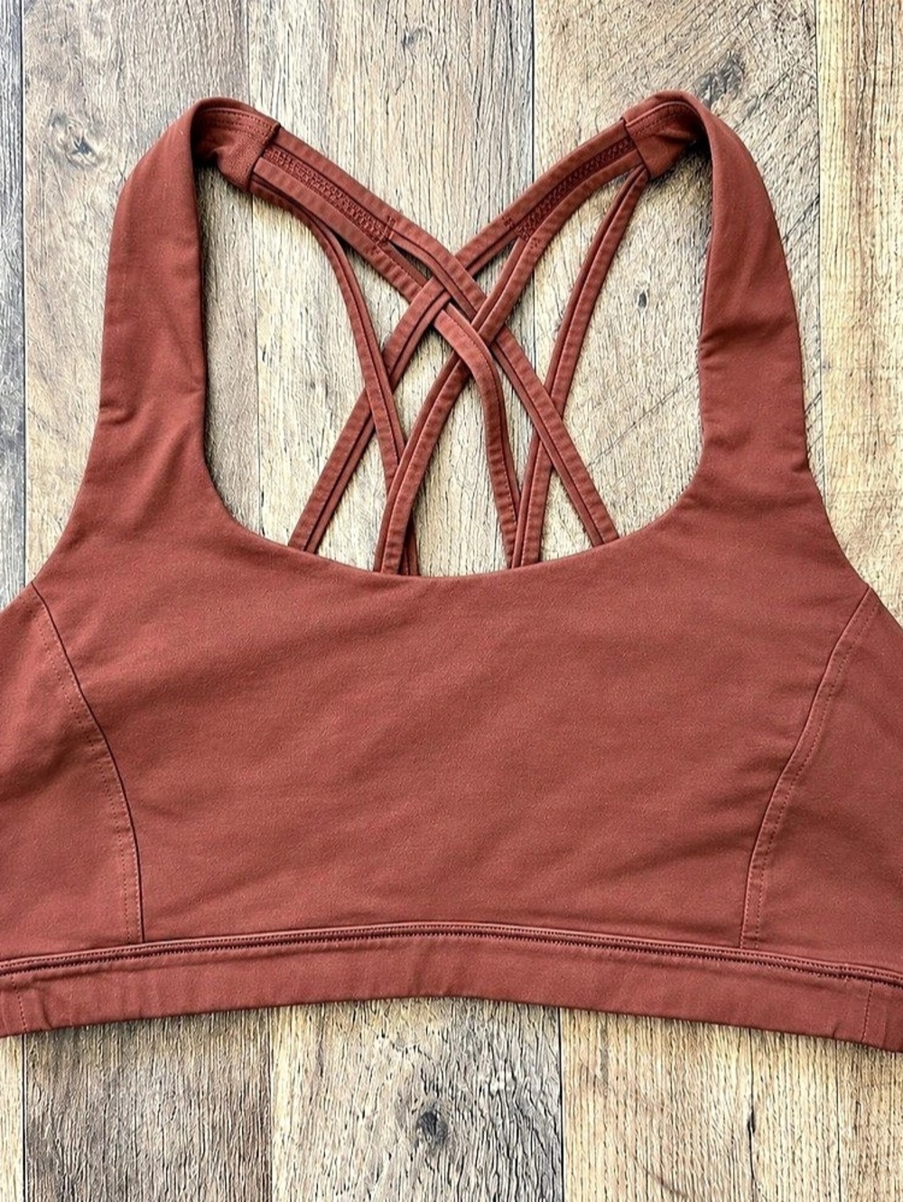 lululemon Energy Bra Racerback Sports Bra in Brown